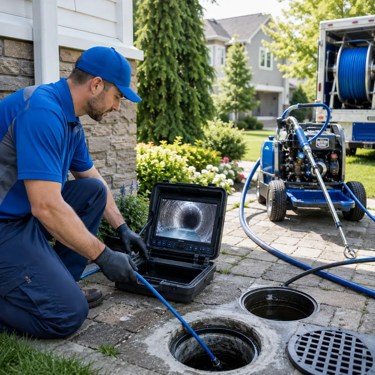 Outdoor drain cleaning professionals serving Renovo, PA
